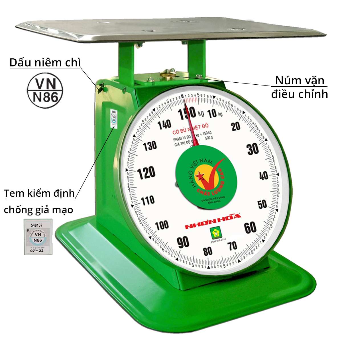 Cân Điện Tử Và Cân Đồng Hồ Nhơn Hòa Đất Cuốc